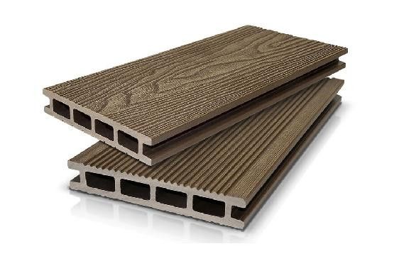 Террасная доска 3D GardenParkett с мелким вельветом, светло-коричневого оттенка купить в Омске