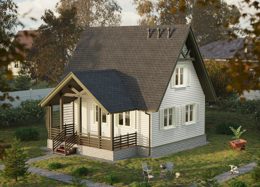 Ламинированная черепица Docke, DRAGON EUROPA, СЕРЫЙ купить в Омске