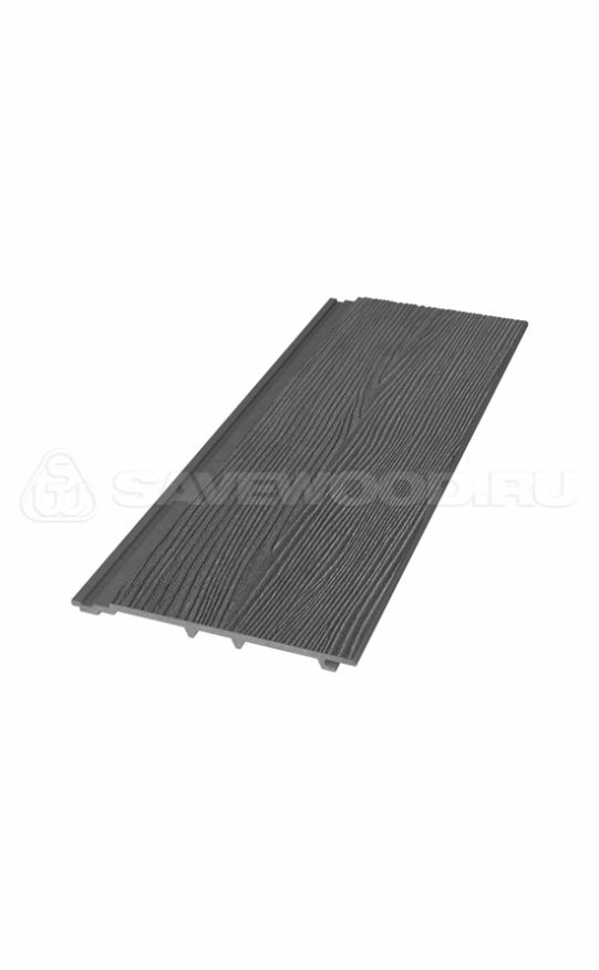 Сайдинг из ДПК SaveWood, SW Cedrus (R), Графит купить в Омске