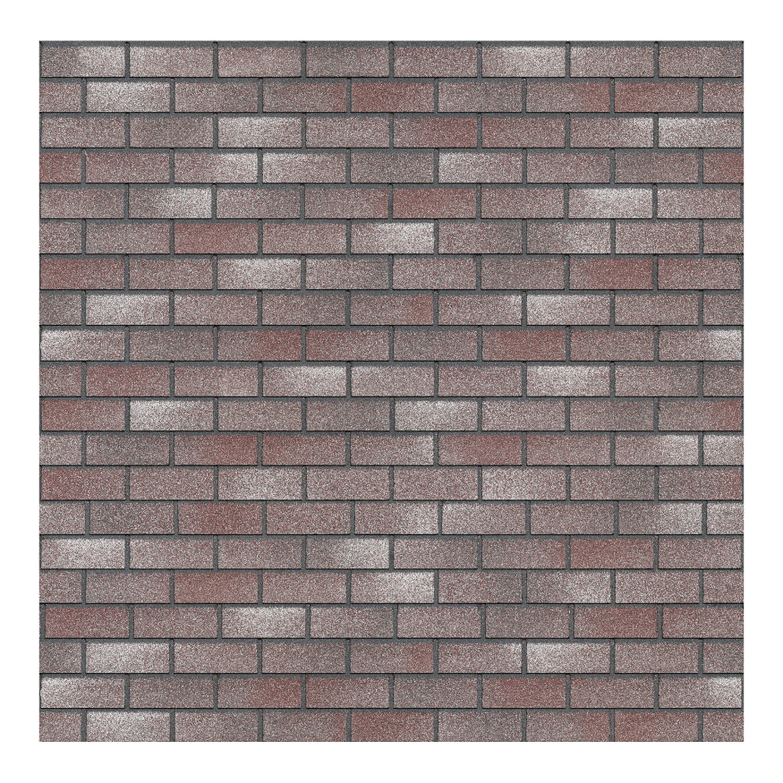 Битумная фасадная плитка Технониколь HAUBERK кирпич Мраморный, 2 кв.м. купить в Омске