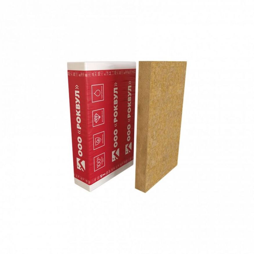 Утеплитель Rockwool ФАСАД БАТТС Оптима 150х600х1200/2шт/1.44м2/0.216м3 (32упак/палл) Rockwool купить в Омске