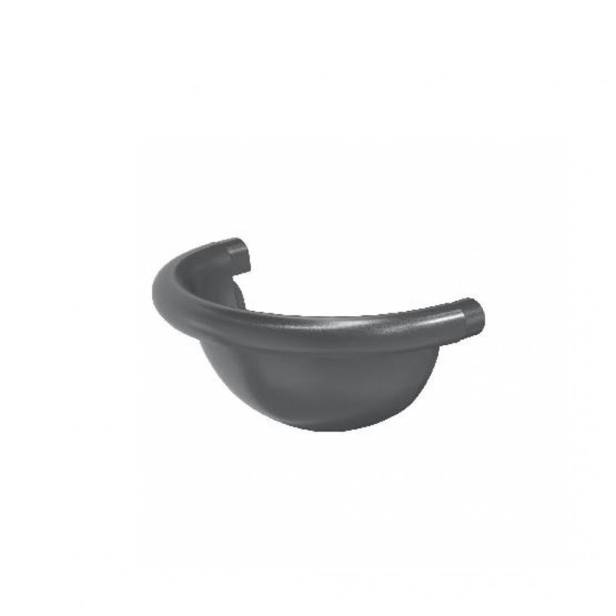 Полукруглая заглушка для желоба Aquasystem, RR 23 Маренго 150/100 купить в Омске