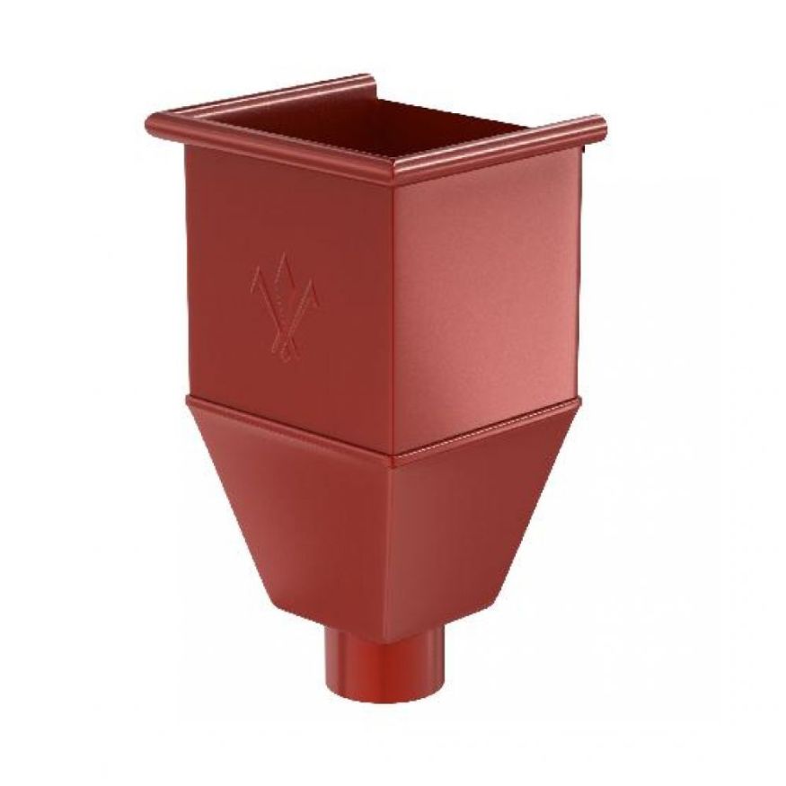 Водосборная воронка удлиненная Aquasystem RR 29 Бургундия 150/100 купить в Омске