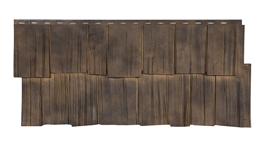 Фасадная панель T-Сайдинг, Щепа Дуб ЭКО-2 Орех купить в Омске