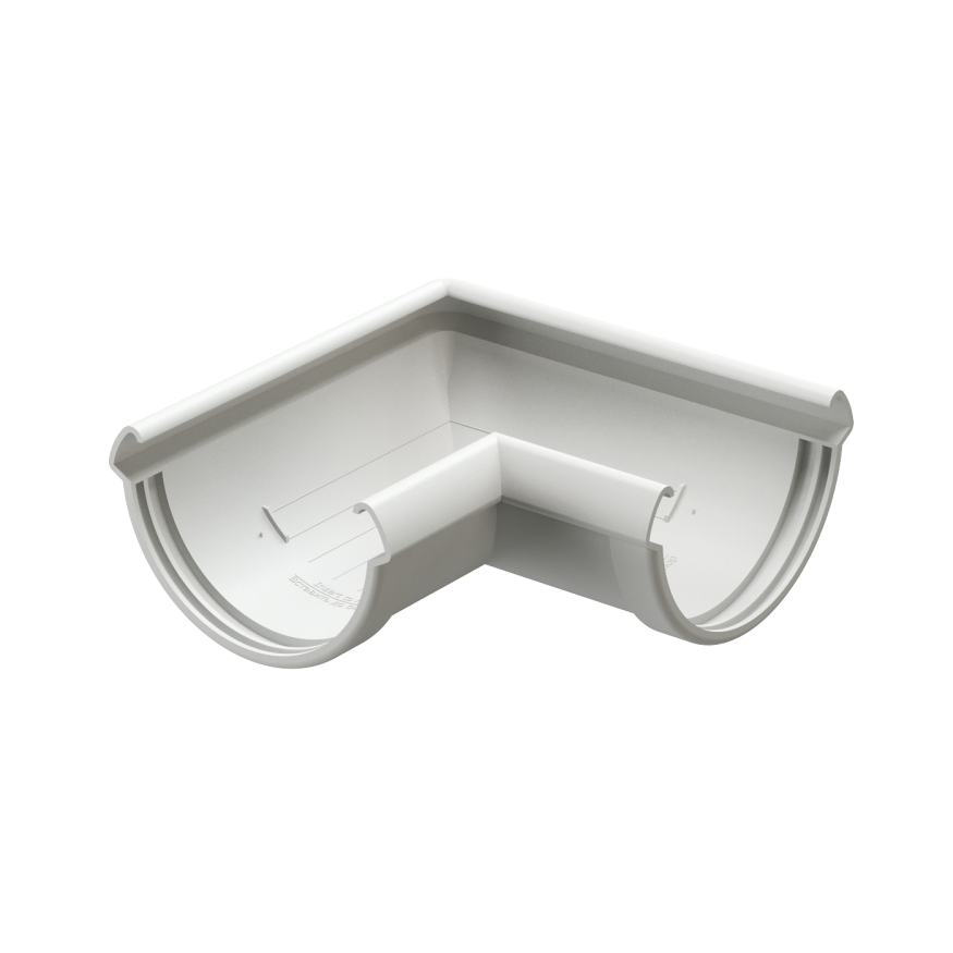 Угол желоба 90˚ Docke Lux, Пломбир купить в Омске