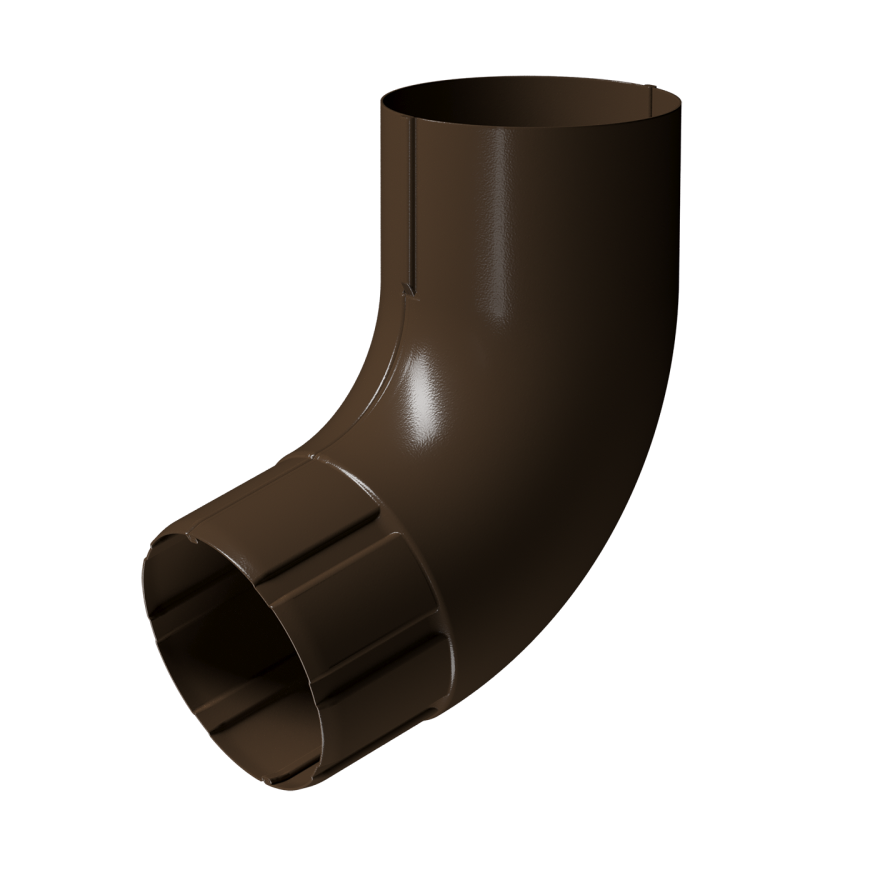 Колено 72˚ для водостока Docke Stal Premium, цвет Каштан. купить в Омске