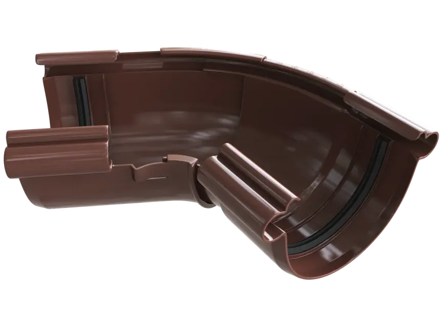 Угол желоба 120-145°, Альта-профиль, Элит Коричневый купить в Омске