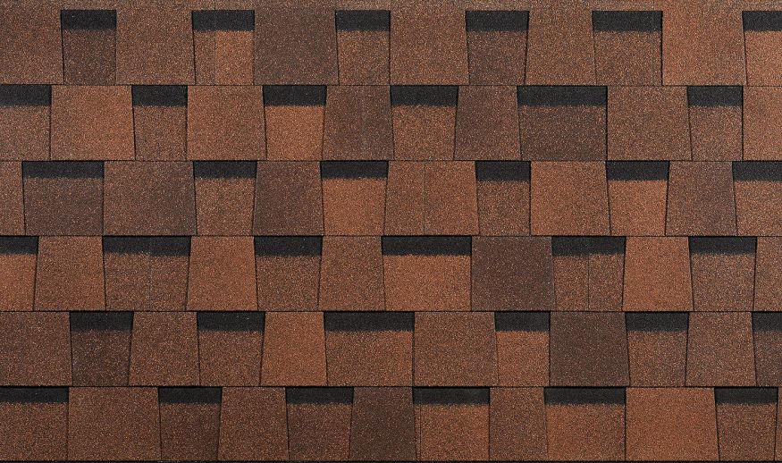 Ламинированная черепица Docke, DRAGON STANDARD, Cветло-коричневый купить в Омске