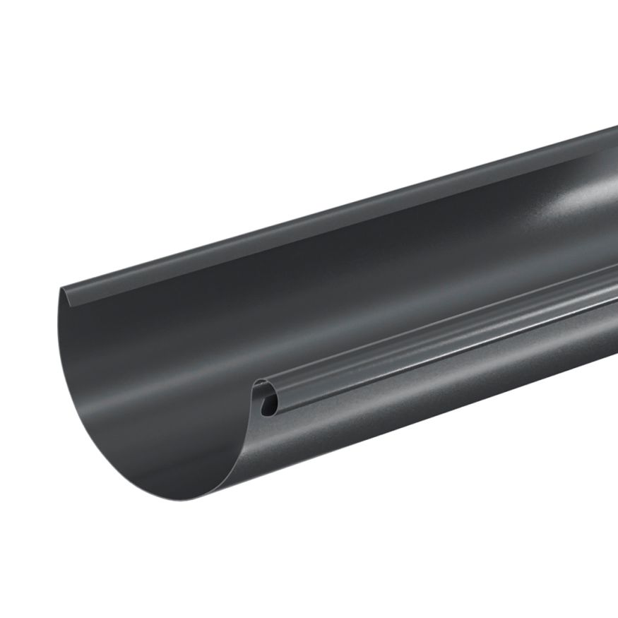 Желоб водосточный Aquasystem, RAL 7024 Тёмно-серый 125/90 купить в Омске