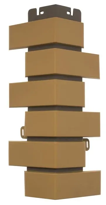 Наружный угол Альта-Профиль, Клинкерный кирпич, Желтый купить в Омске