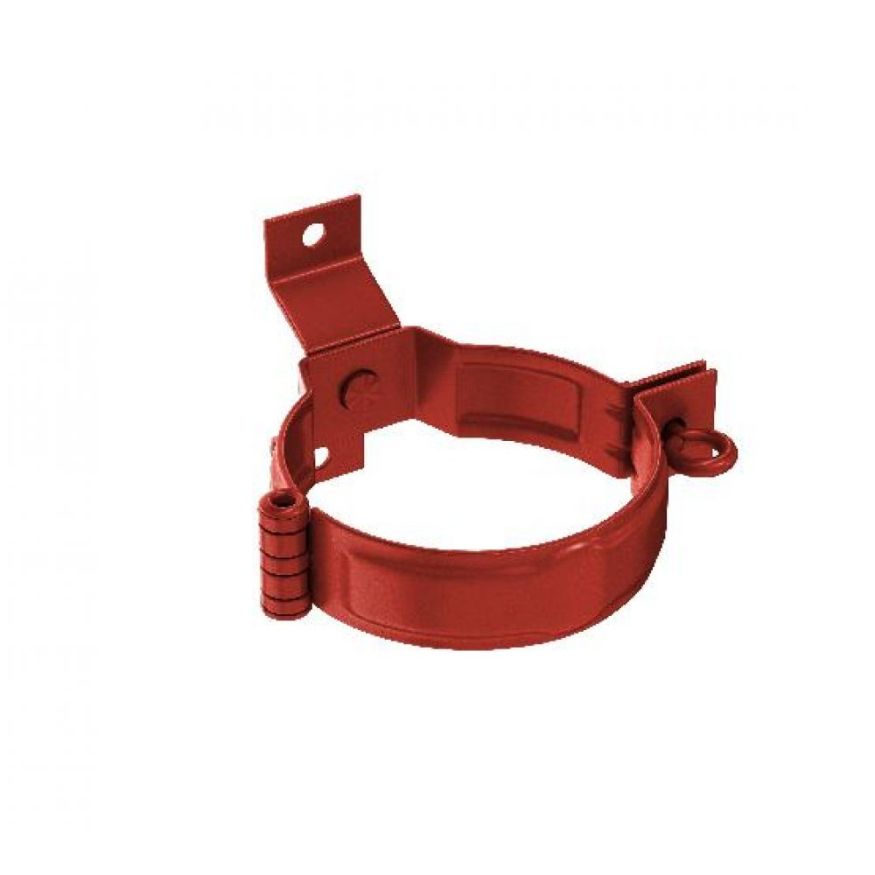 Декоративный хомут для труб под дерево с крепежом Aquasystem, RR 29 Бургундский 150/100 купить в Омске