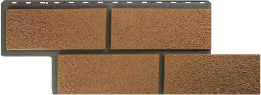 Фасадная панель Альта-Профиль Неаполитанский камень Персиковый купить в Омске