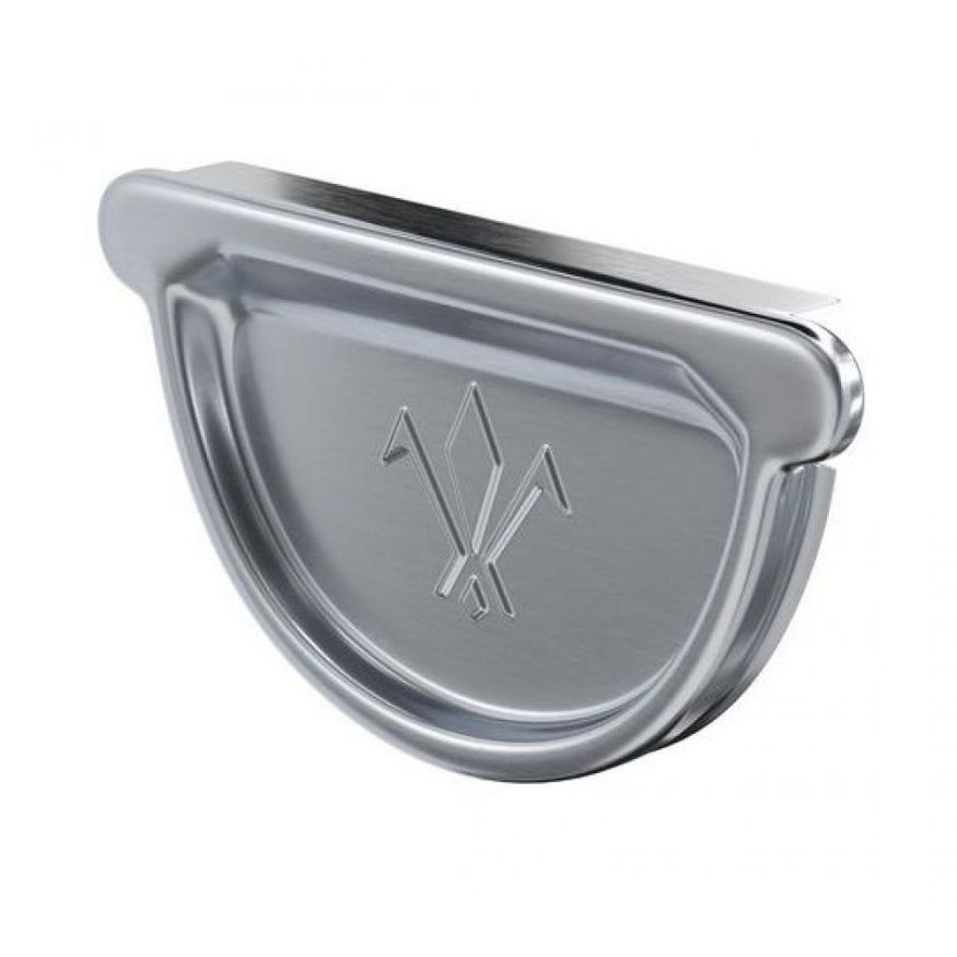 Универсальная заглушка с резиновым уплотнителем Aquasystem, оцинкованная, 125/90. купить в Омске