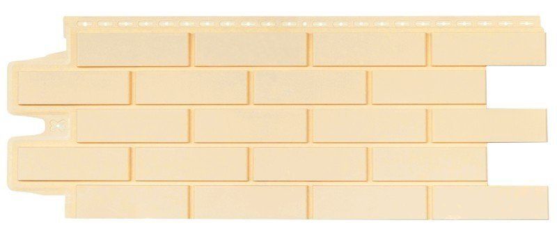 Фасадные панели Grand Line, Клинкерный кирпич Classic, Бежевый купить в Омске