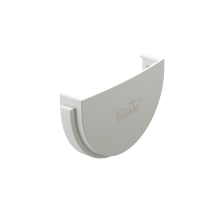 Заглушка для желоба Docke Standard, белого цвета.