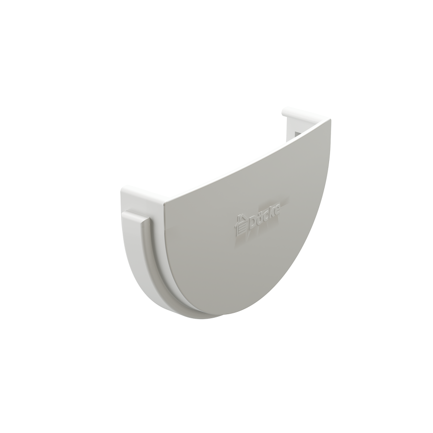 Заглушка для желоба Docke Standard, белого цвета. купить в Омске