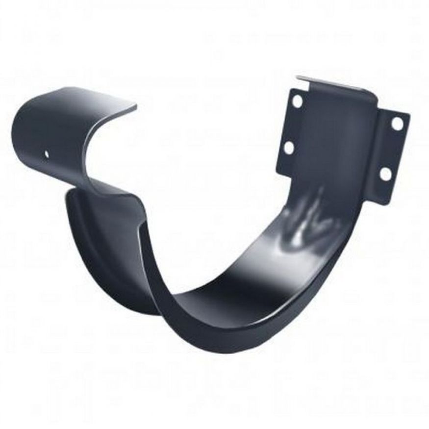 Держатель водосточного желоба Grand Line, серый (RAL 7024) купить в Омске