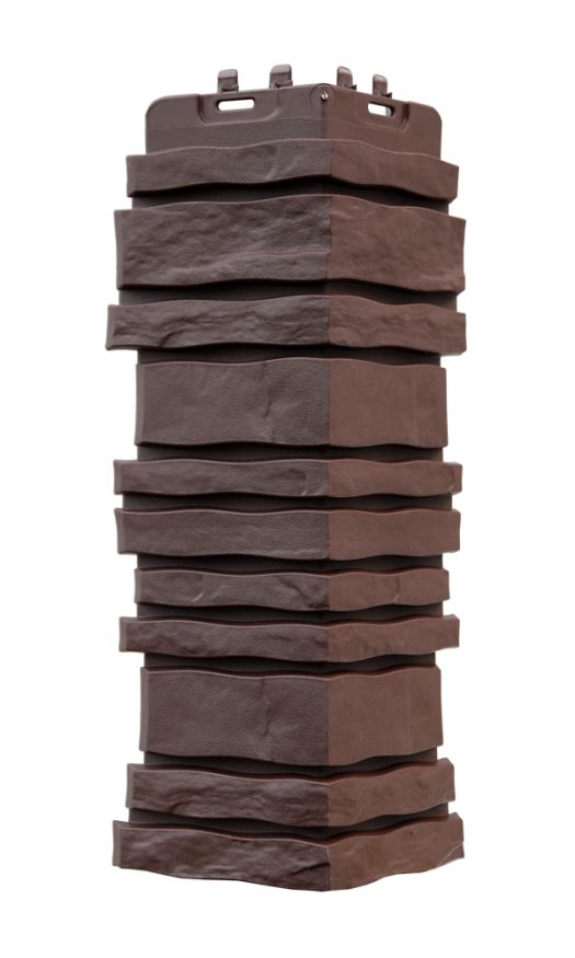 Угол наружный Grand Line, Сланец Classic, Шоколадный купить в Омске