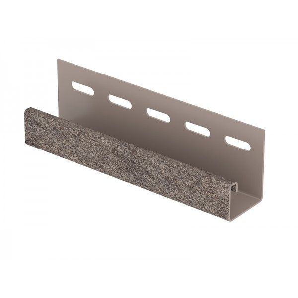 J-планка Ю-Пласт Стоун Хаус Сланец, Бежевый купить в Омске