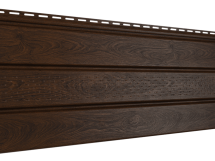 Софит PRO под дерево, Ю-пласт, Тёмный орех (без перфорации)