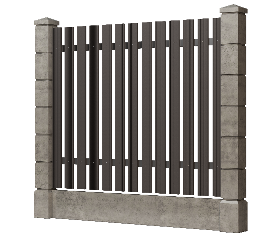 Заборная доска GRINDERDECO, ДПК, шлифованная цвет Асфальт. купить в Омске