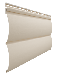 Виниловый сайдинг Docke, Блок-Хаус D4.7T, Сливки