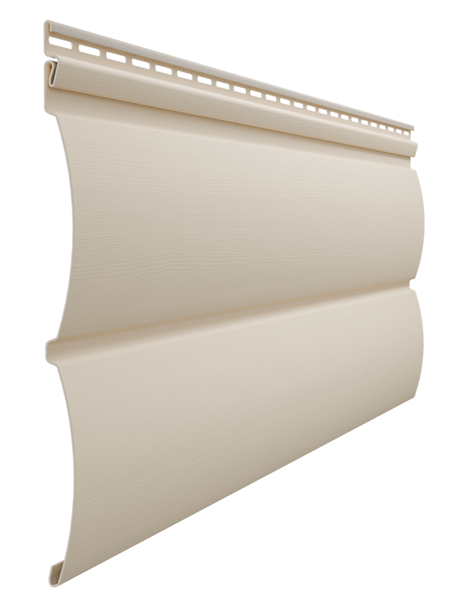 Виниловый сайдинг Docke, Блок-Хаус D4.7T, Сливки купить в Омске