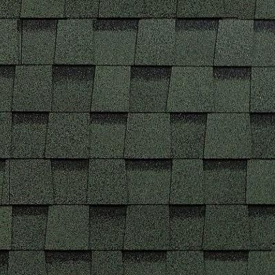 Двухслойная ламинированная черепица Shinglas, Фазенда, Цвет: Зелёный купить в Омске
