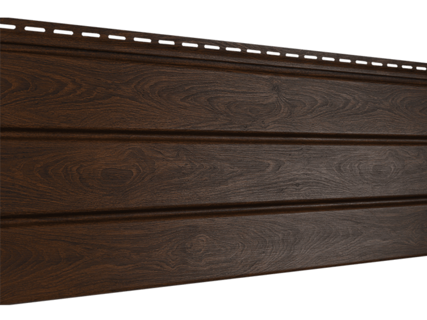 Софит PRO под дерево, Ю-пласт, Тёмный орех (с частичной перфорацией) купить в Омске