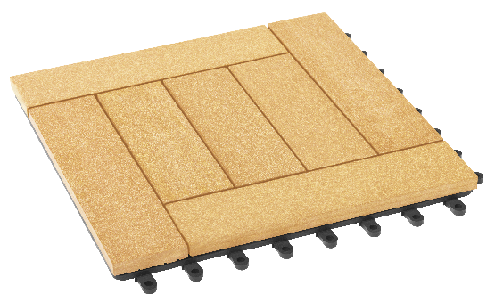 Модульный паркет ДПК GRINDERDECO Комфорт 6 Цвет Песчаник купить в Омске