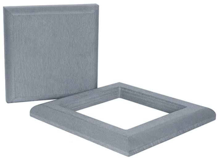 Комплект крышка и юбка ДПК для столба Polivan SINGARAJA серый цвет купить в Омске