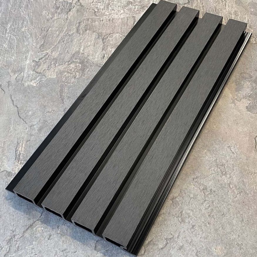 Фасадная реечная панель EasyDecking, Wood-X, Черное дерево купить в Омске