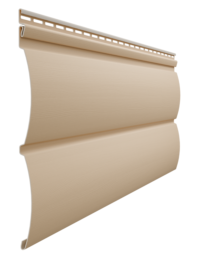 Виниловый сайдинг Docke Блок-Хаус D4.7T, Крем-брюле купить в Омске