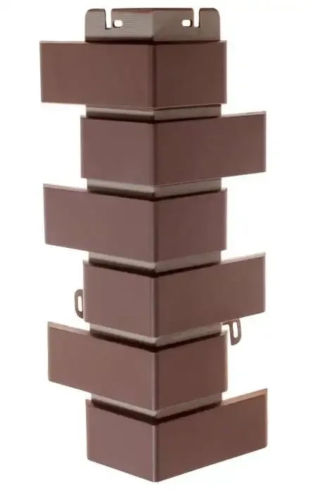 Наружный угол Альта-Профиль, Клинкерный кирпич, Коричневый купить в Омске