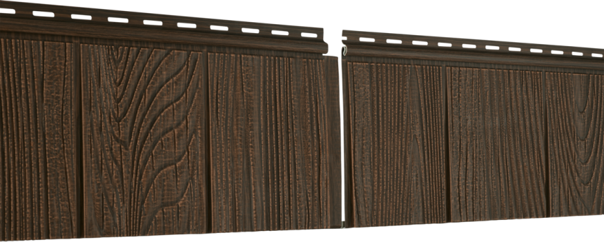 Фасадная панель Ю-Пласт Hokla S-Lock Щепа, Каштановый купить в Омске