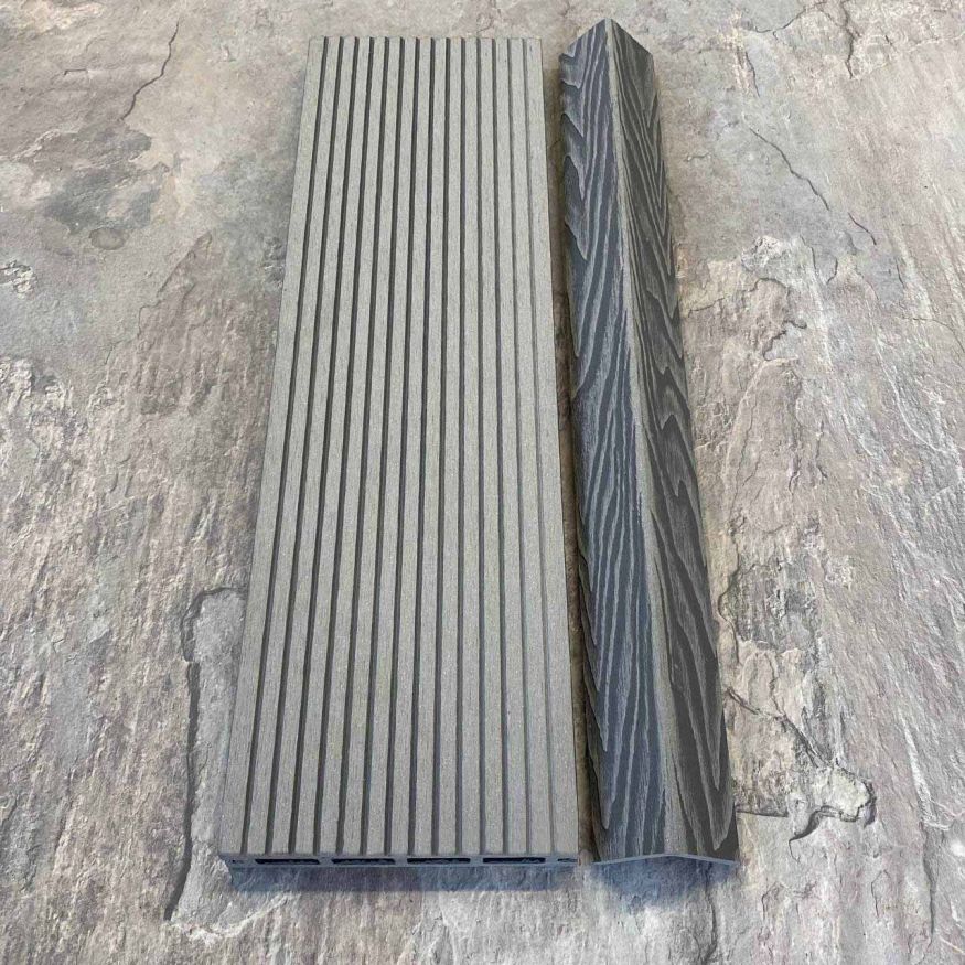 Террасная доска ДПК EasyDecking, Wood-X, Серый купить в Омске