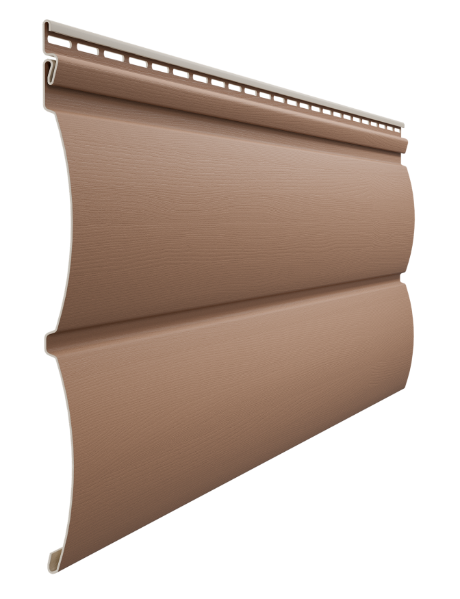 Виниловый сайдинг Docke Блок-Хаус D4.7T, Капучино купить в Омске