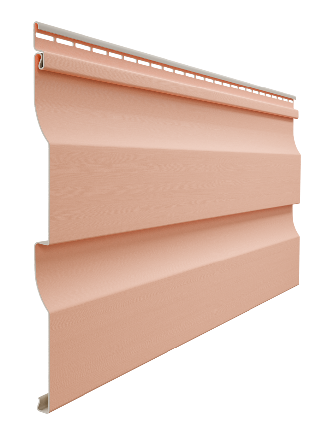 Виниловый сайдинг Docke, Корабельный брус D4.5D, Персик купить в Омске