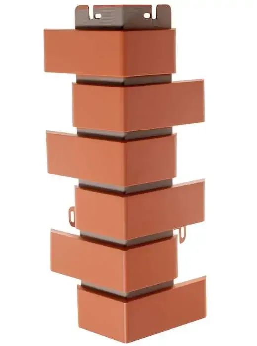 Наружный угол Альта-Профиль, Клинкерный кирпич, Красный купить в Омске