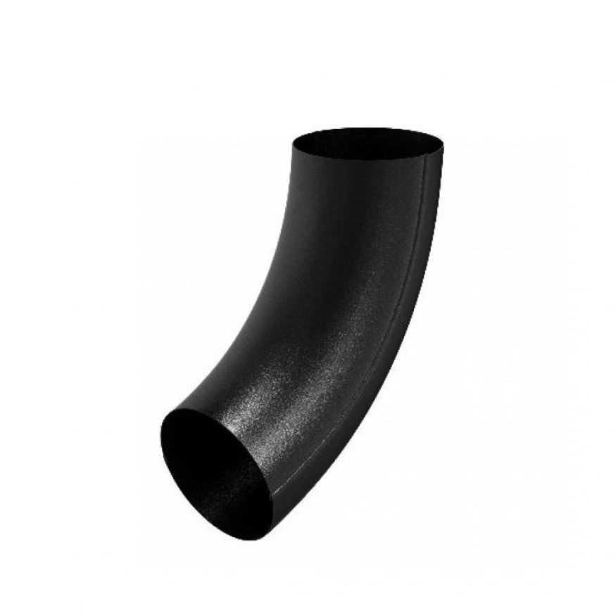 Колено трубопровода Aquasystem, RAL 9005 Черный, 125/90 купить в Омске