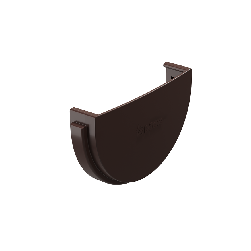 Заглушка для желоба Docke Standard, темно-коричневая. купить в Омске