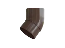 Колено трубы 45°, Альта-Профиль, Элит Коричневый