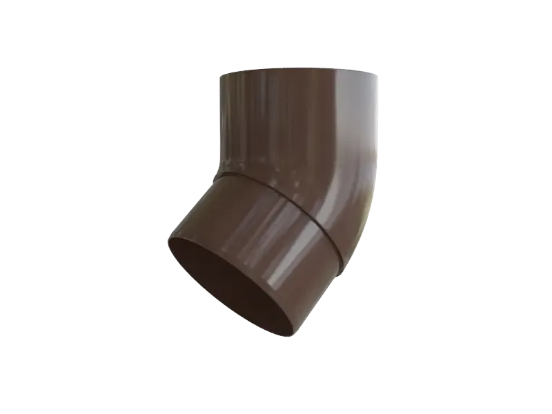 Колено трубы 45°, Альта-Профиль, Элит Коричневый купить в Омске