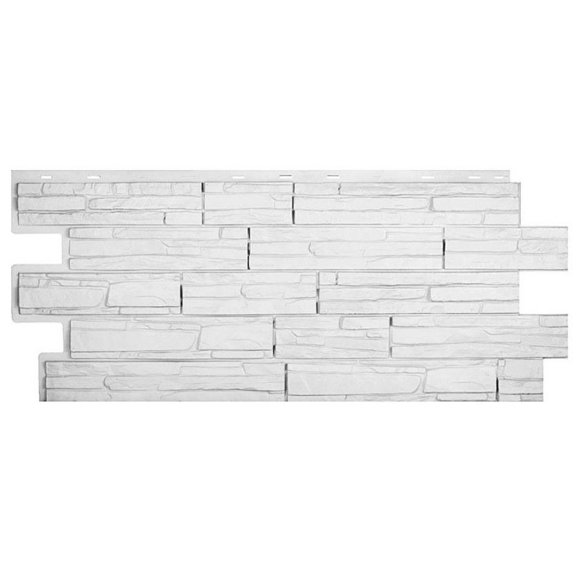 Фасадная панель T-Сайдинг, Альпийская Сказка, Белый купить в Омске