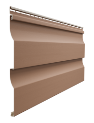 Виниловый сайдинг Docke, Корабельный брус D4.5D, Капучино