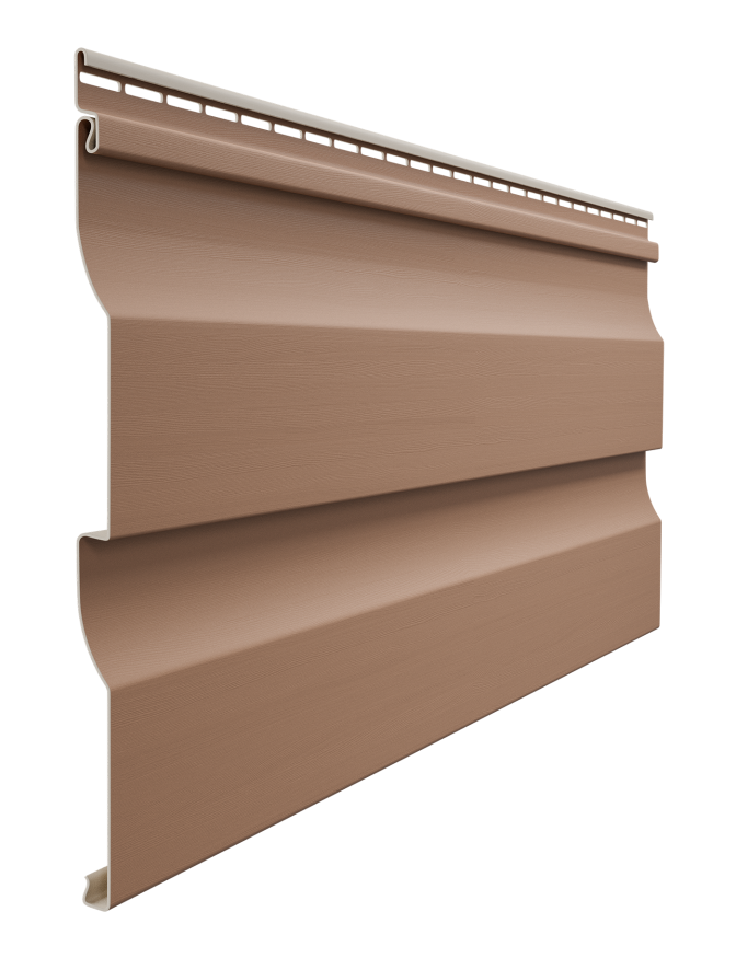 Виниловый сайдинг Docke, Корабельный брус D4.5D, Капучино купить в Омске