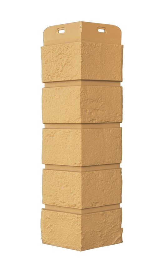 Угол наружный Grand Line, Состаренный кирпич Classic, Песочный купить в Омске