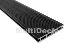 Террасная доска из ДПК MultiDeck Черный бархатный оттенок