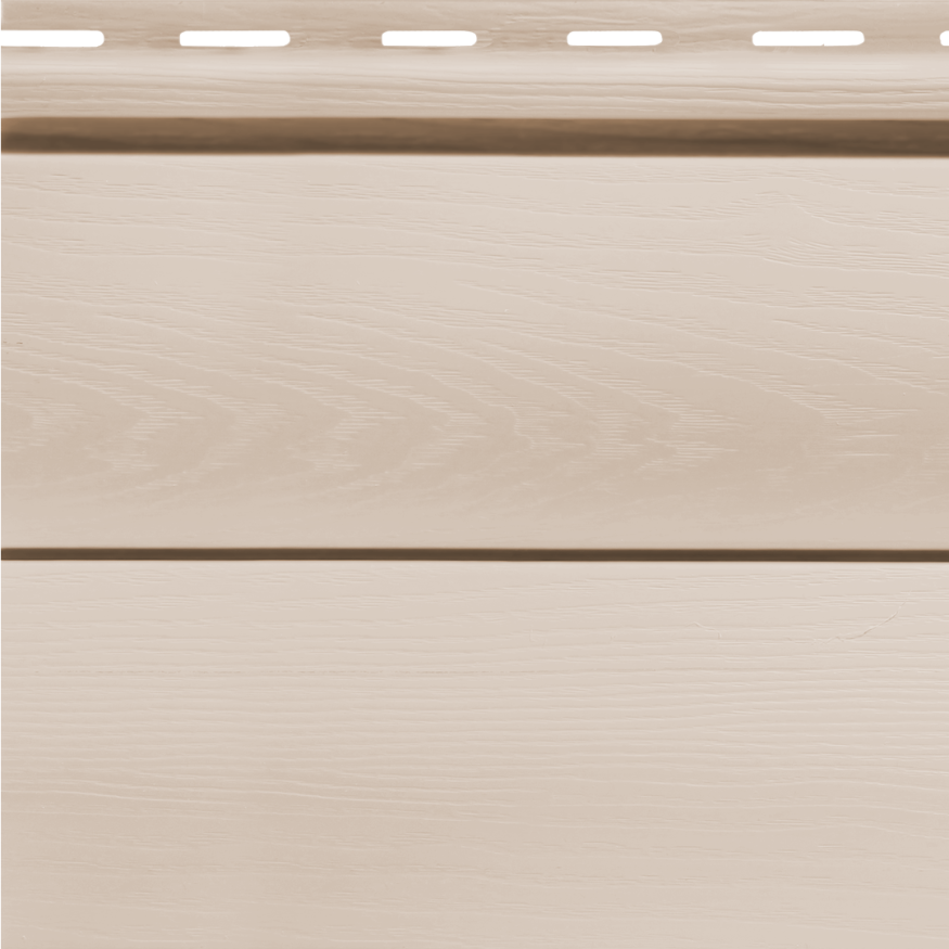 Виниловый сайдинг Fineber, BLOCKHOUSE, Цвет слоновой кости. купить в Омске