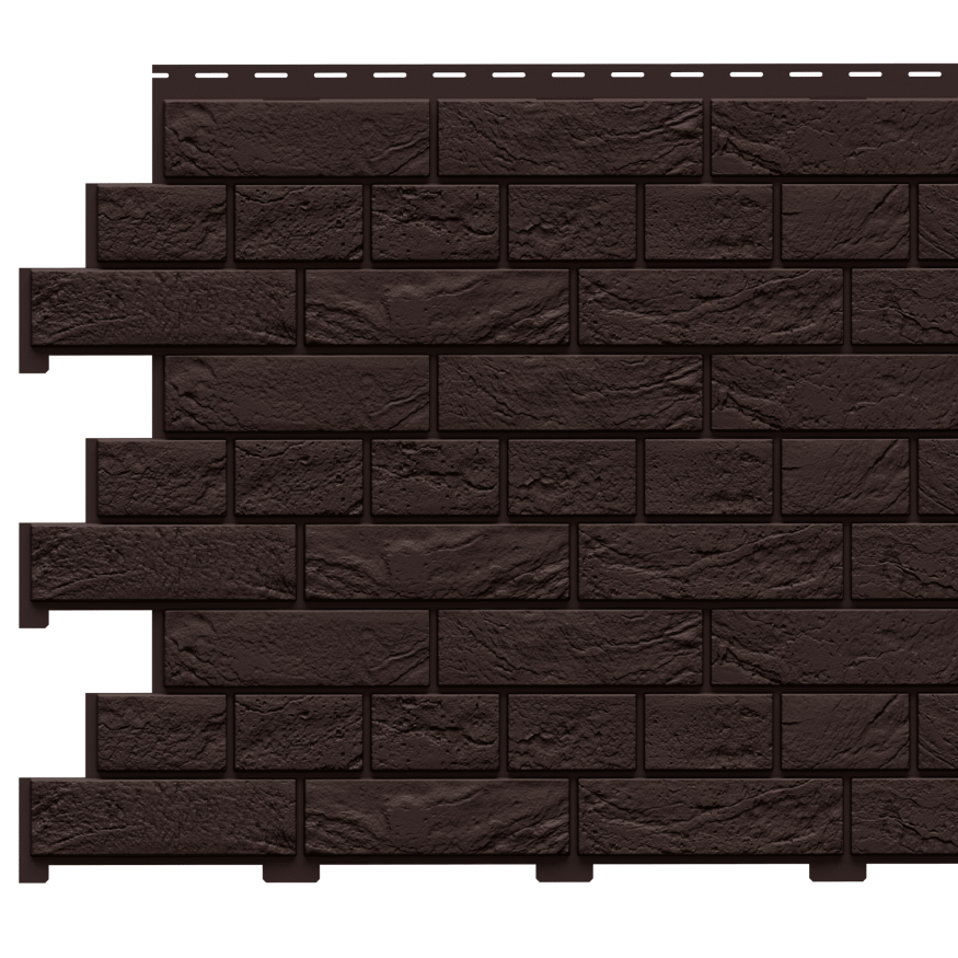 Фасадная панель Доломит, Кирпич Славянка, Цвет Корица купить в Омске